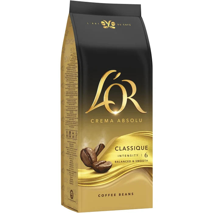 Kaffe Hela Bönor Classique 1kg L'Or