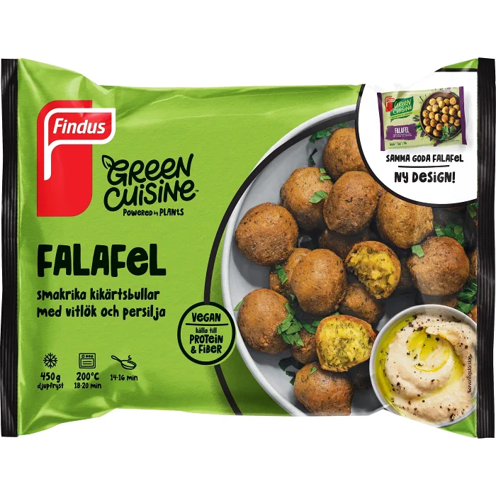 Falafel vegan Fryst 450g Findus