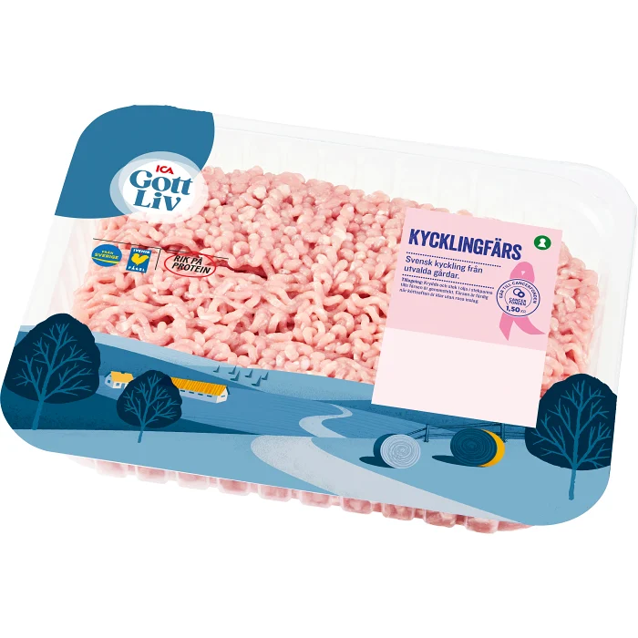 Kycklingfärs Färsk 1kg ICA Gott Liv