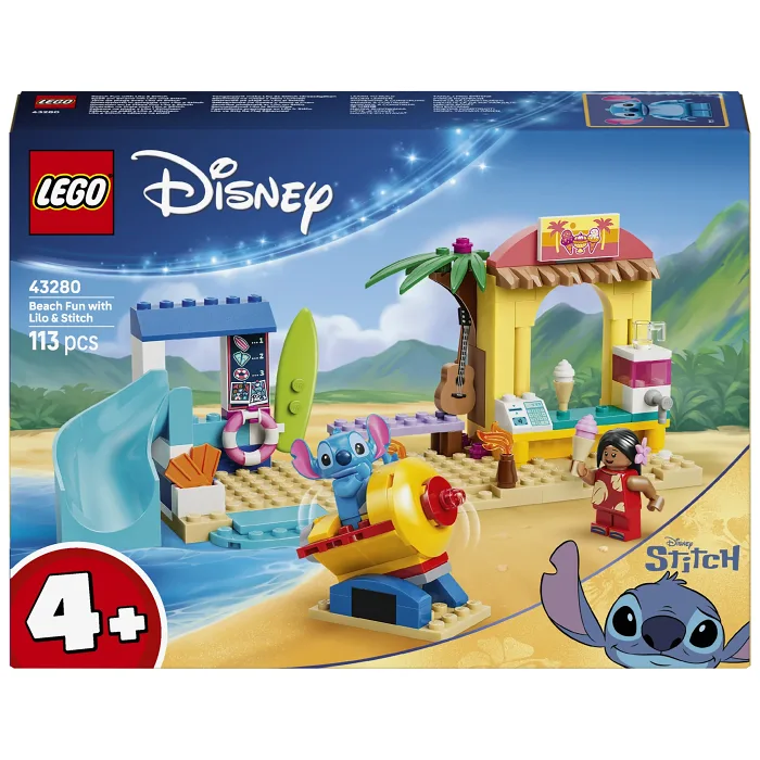 LEGO Disney Skoj på stranden med Lilo & Stitch 43280