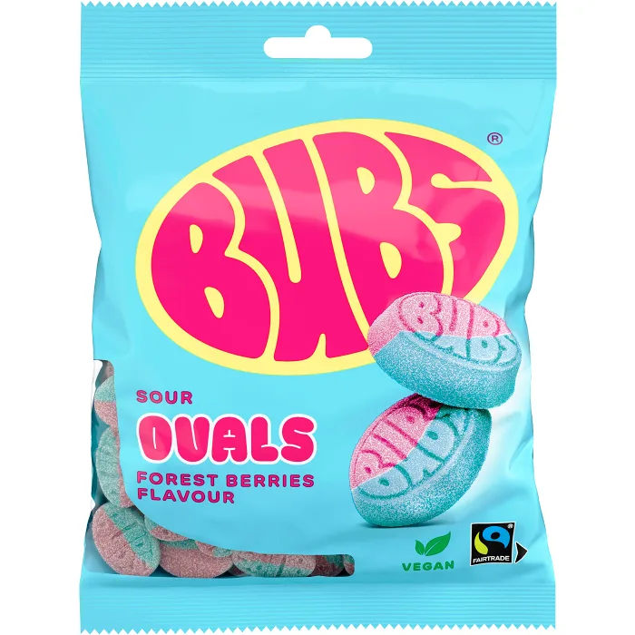 Godispåse Forest Berries Ovals 175g Bubs
