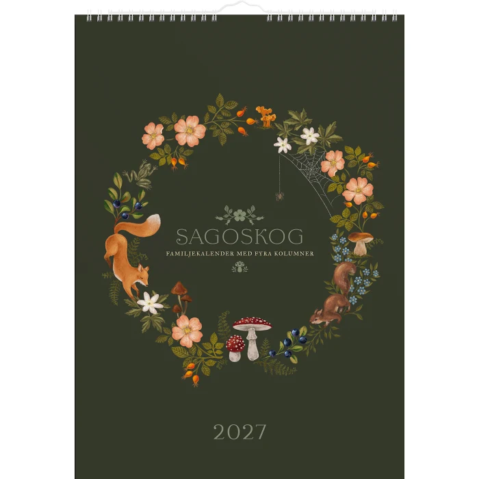 VäggKalender Familj Sagoskog 2027
