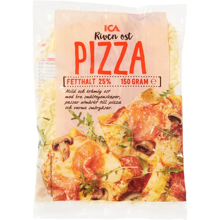 Pizzaost Riven 26% 150g ICA