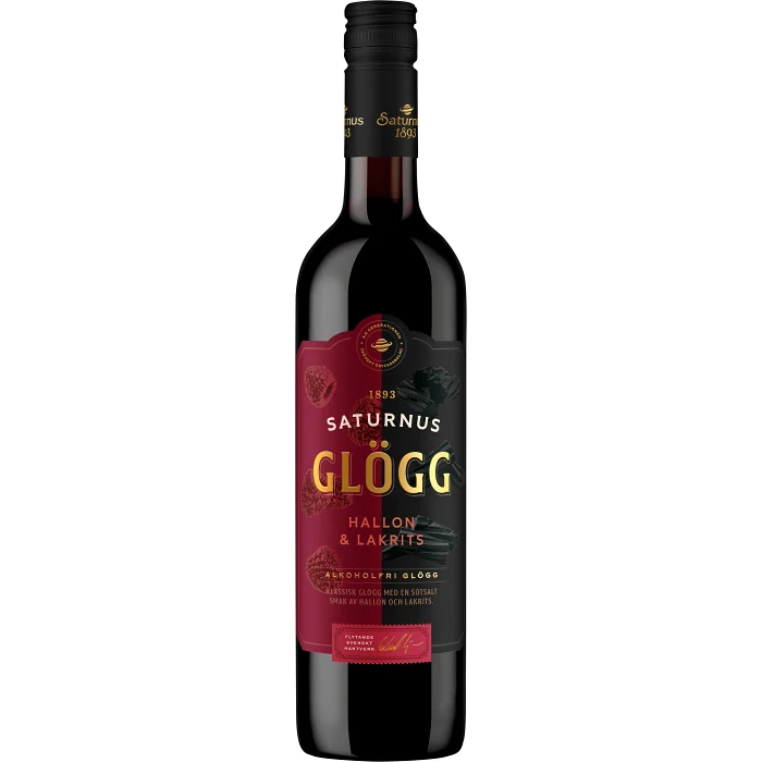 Glögg Hallon & lakrits 50cl Saturnus 1893