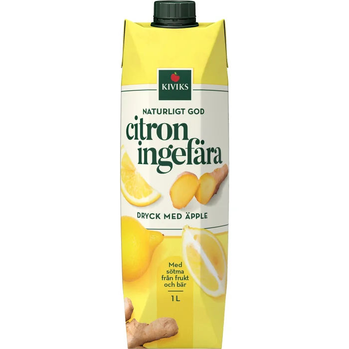 Fruktdryck Citron & ingefära 1l Kiviks Musteri