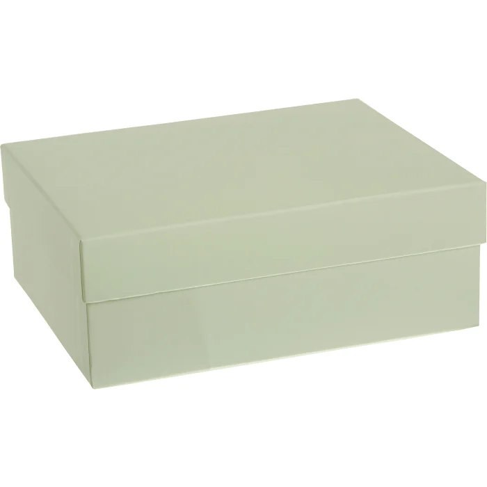 Presentbox Mellan Grön 16x20x7,5cm