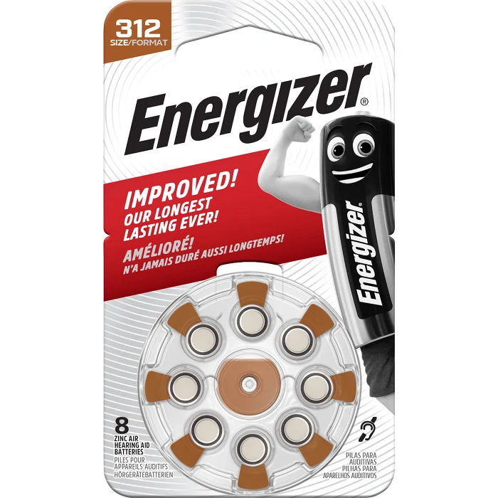 Hörapparatsbatteri 312 TL8 8-pack Energizer