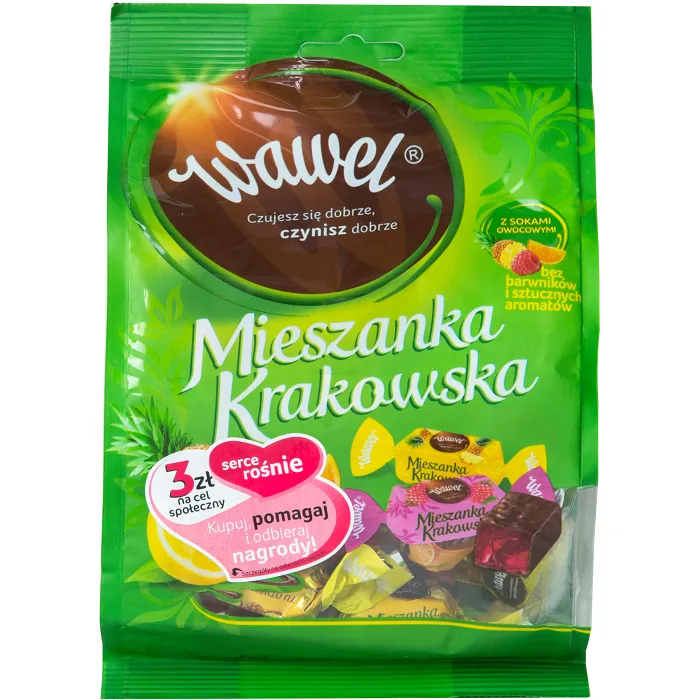 Chokladpåse Fruktsmak 245g Wawel