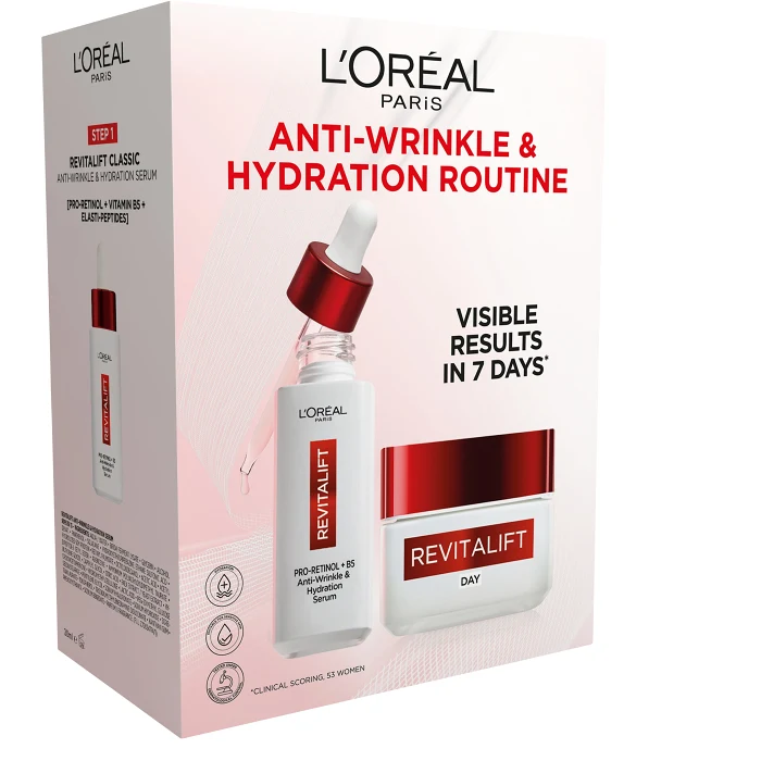 Presentförpackning The Wrinkle Repair Duo Gift Box 1-p Loreal