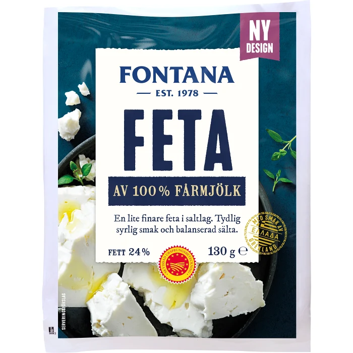 Feta 100% Fårmjölk 130g Fontana