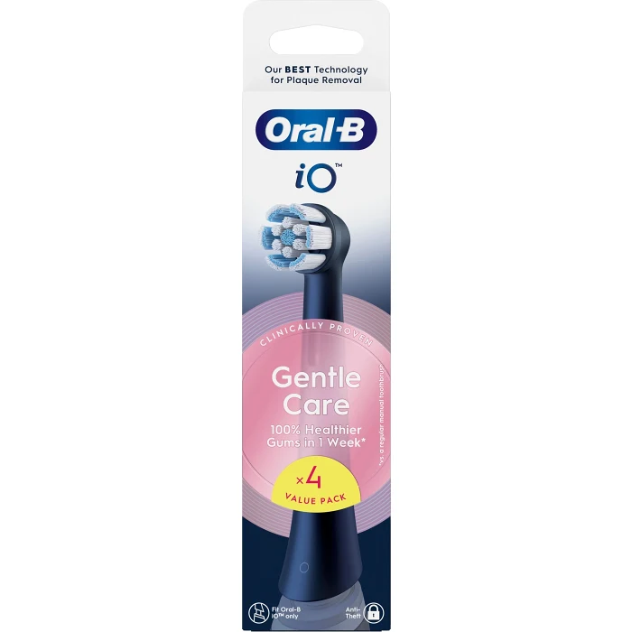 Tandborstrefill iO GC 4p svart Oral-B