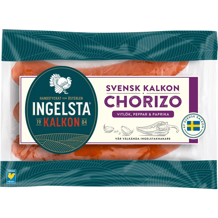 Chorizo av Kalkon 270g Ingelsta Kalkon