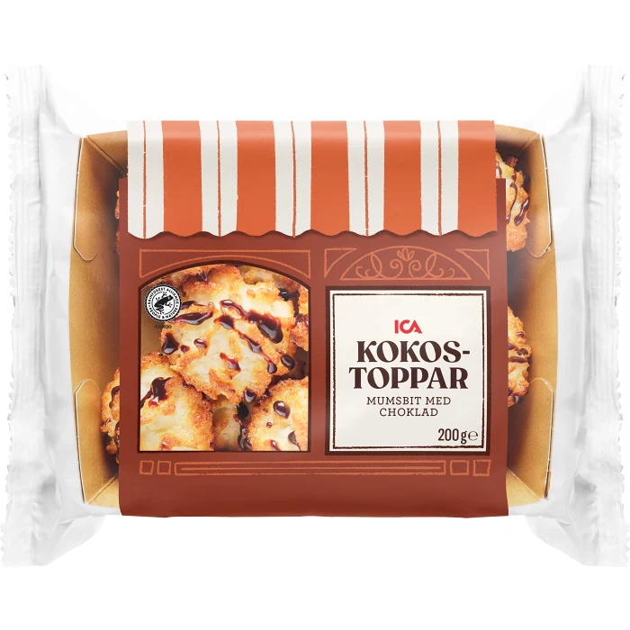 Kokostoppar Choklad 200g ICA