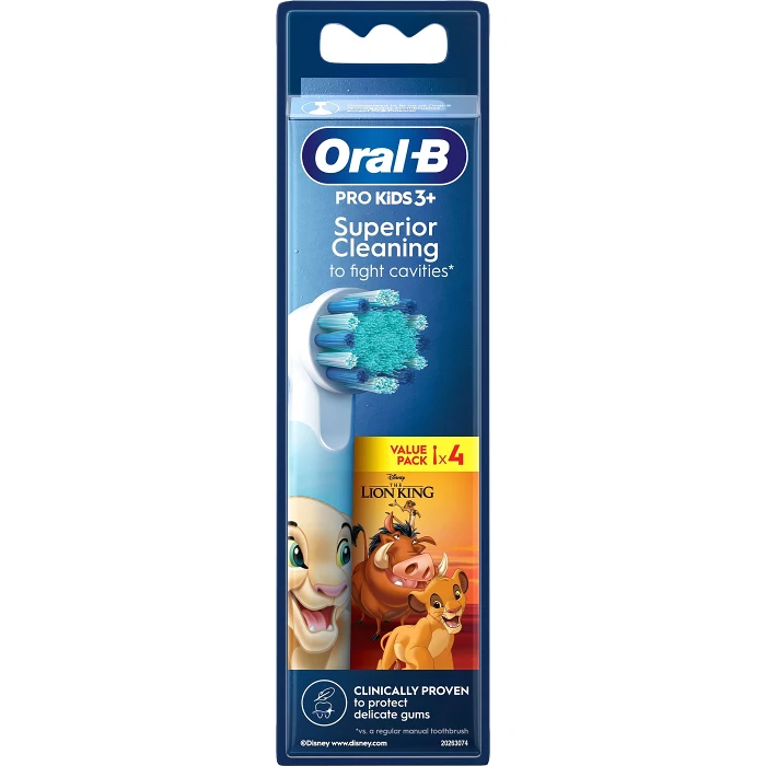 Tandborstrefill Lion King 4p Oral-B