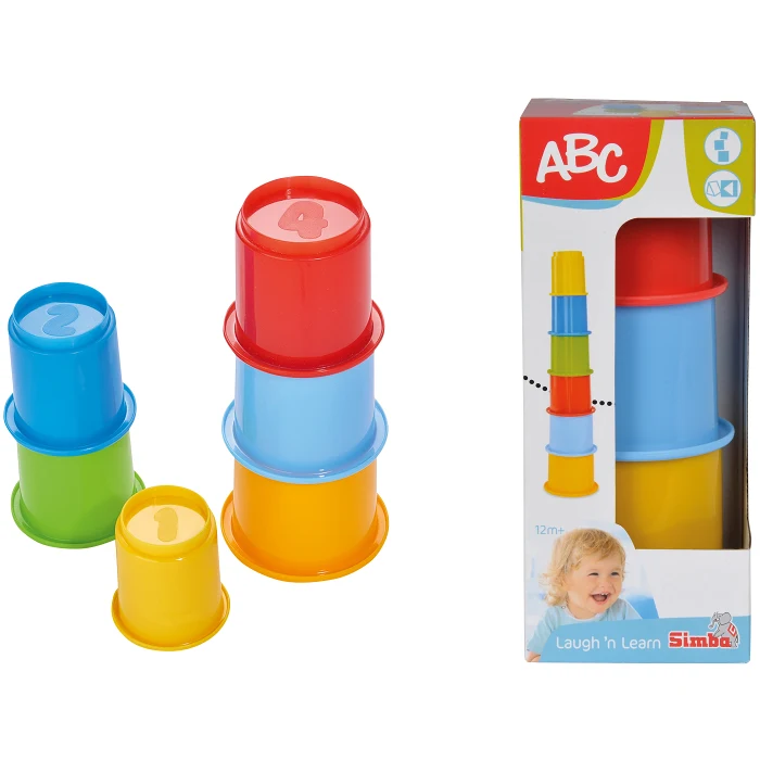 Muggar Stapelbara 6-p ABC Simba