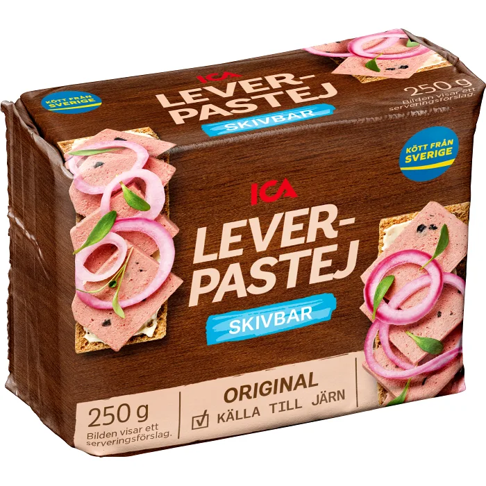 Leverpastej Skivbar 250g ICA