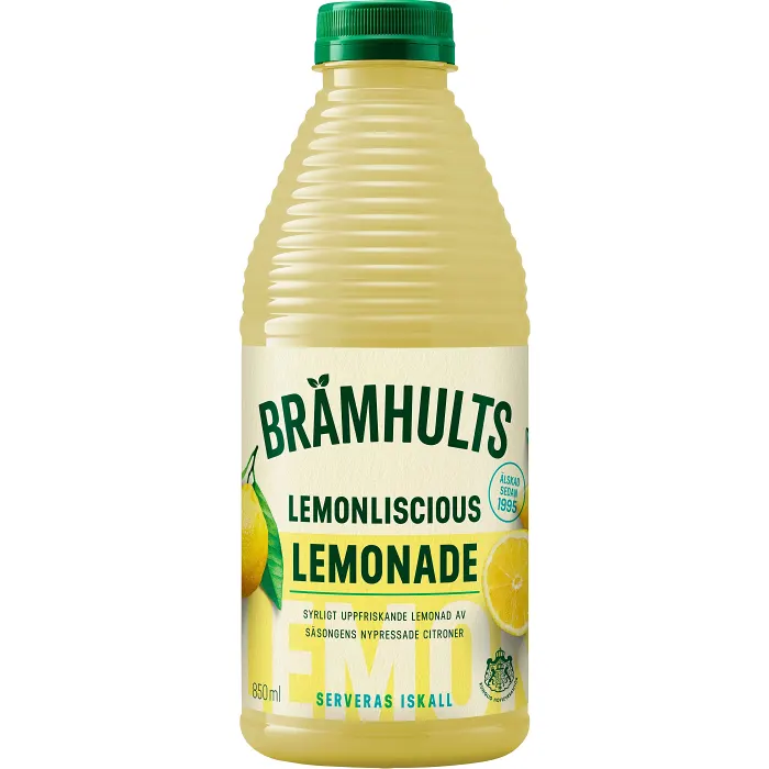 Fruktdryck Lemonad med nypressad citron 850ml Brämhults