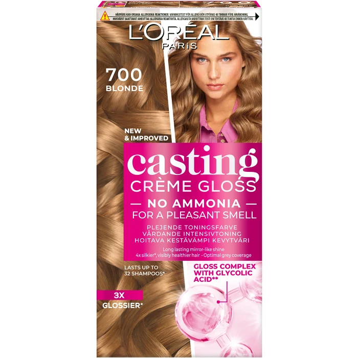 Hårtoning 700 Blonde 1-p Casting Creme Gloss