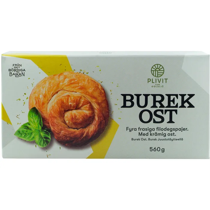 Burekpaj med vitost Fryst 560g Plivit