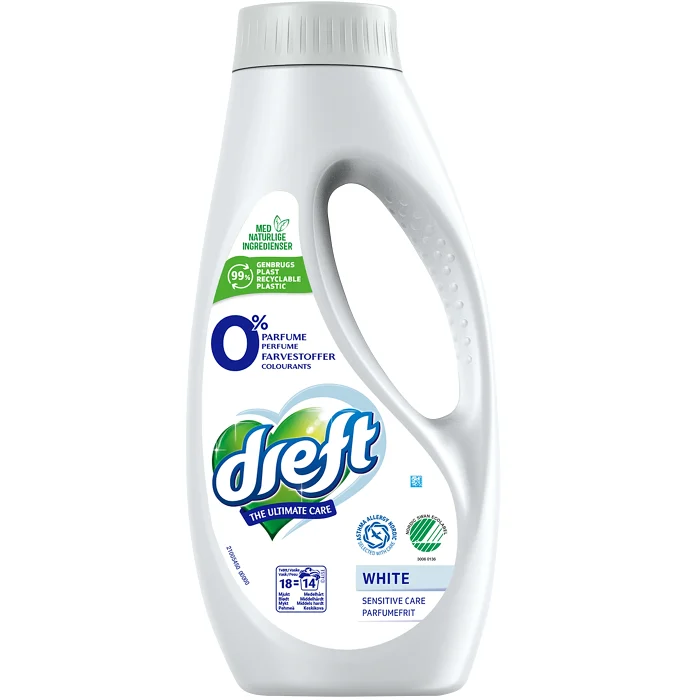 Sensitive White flytande 728ml Dreft