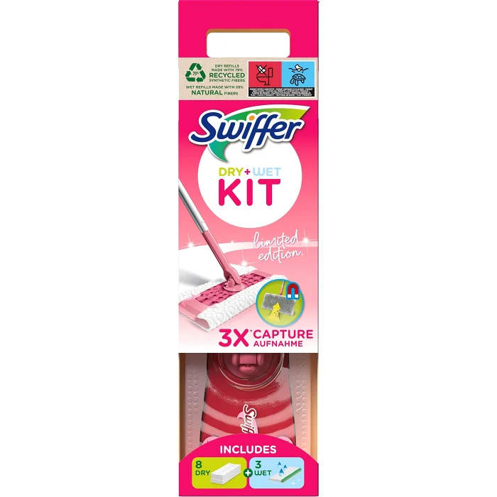 Golvmopp Startkit Rosa Bandet