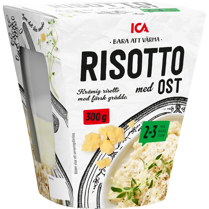 Färdigmat Risotto med Ost 300g ICA