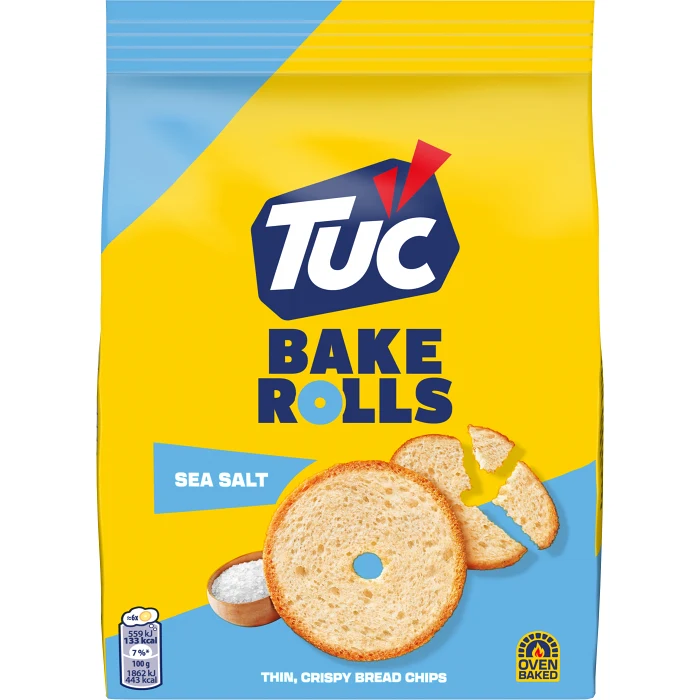Bake Rolls Salt 150 g Tuc