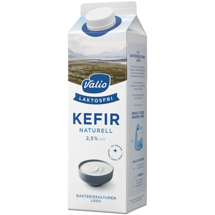 Kefir Naturell Laktosfri 2,5% 1000g Valio