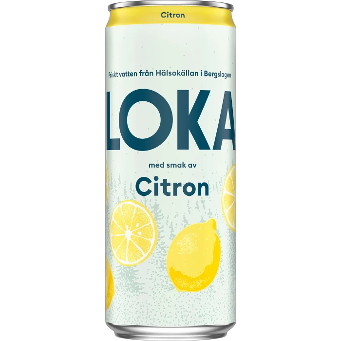 Kolsyrat vatten Citron 33cl Loka
