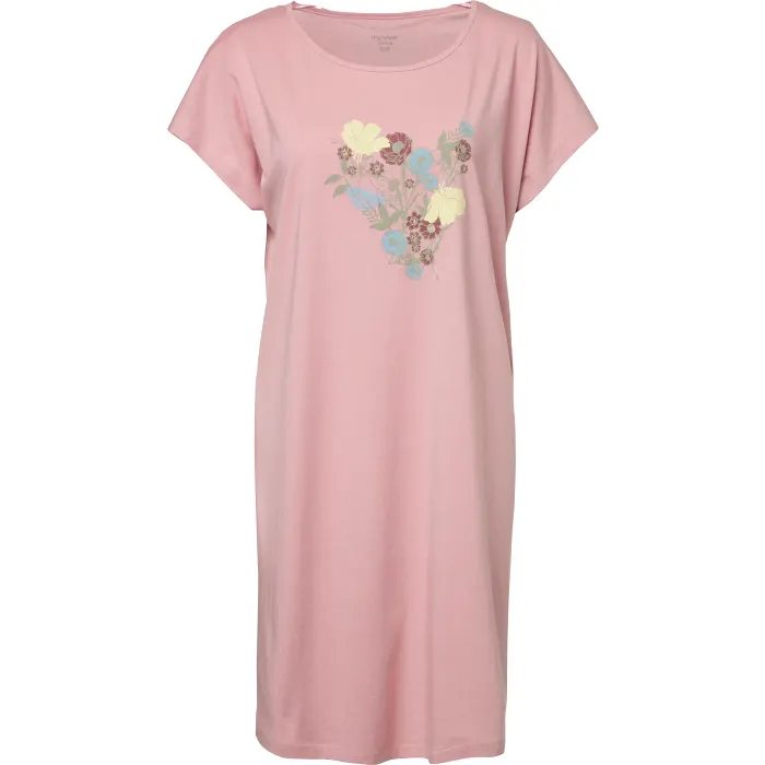 Big tee S/M blomhjärta mywear