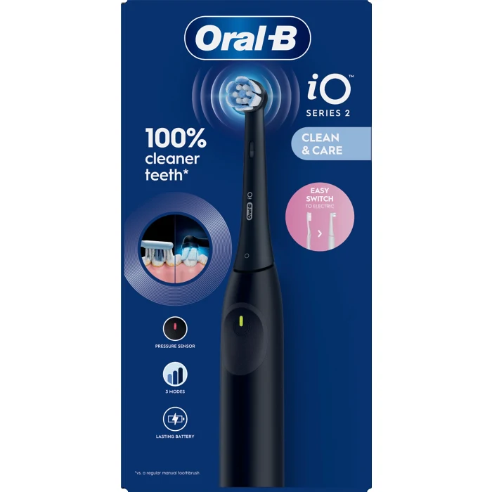 Eltandborste iO2 Night Black Oral-B