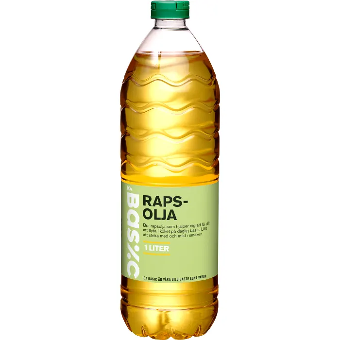 Rapsolja ICA 1000ml Basic