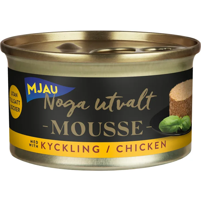 Kattmat Mousse Kyckling 85g Mjau Noga Utvalt