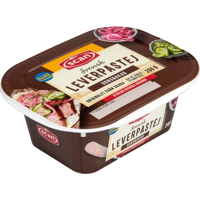 Leverpastej Ugnsbakad 200g Scan