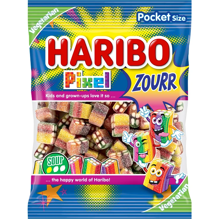 Godispåse Pixel Zourr 80g Haribo