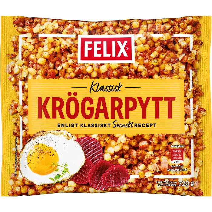 Krögarpytt klassissk Fryst 720g Felix
