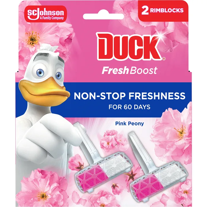 Toalettrengöring Fresh Boost Floral Duo 32g Duck