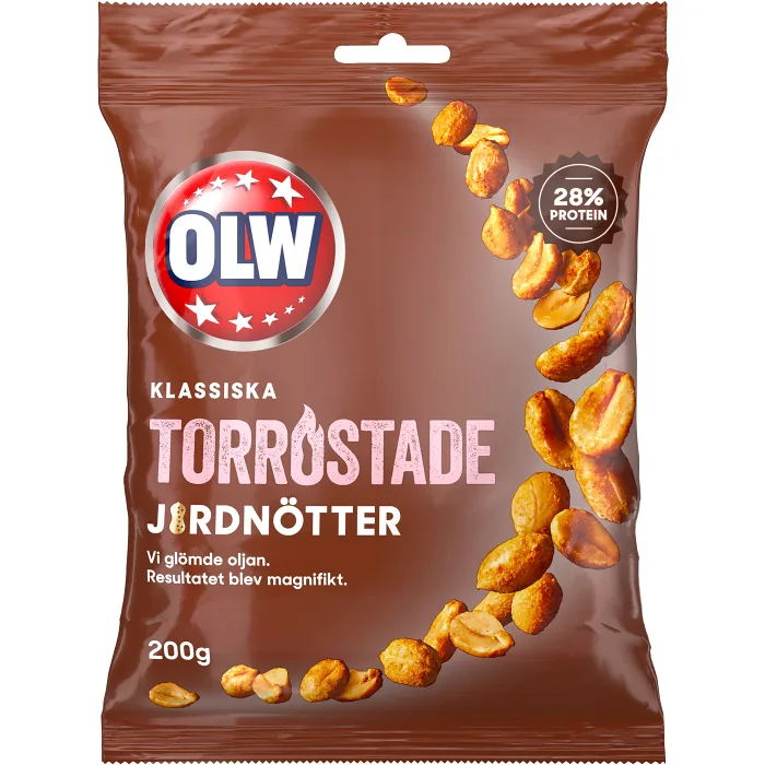 Torrostade Jordnötter 200g OLW