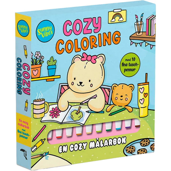 Cozy coloring En cozy målarbok