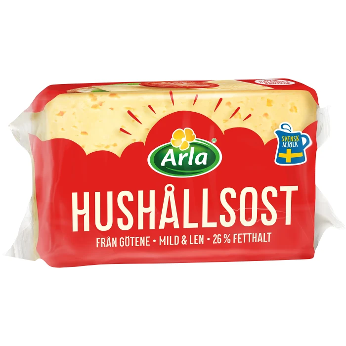 Götene Hushållsost 26% ca 500g Arla