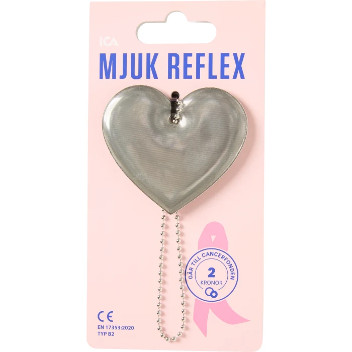 Reflex Hjärta Rosa Bandet ICA