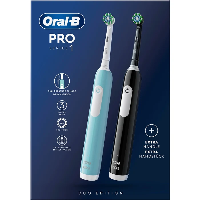 Pro1 Duo Black / Turquoise Oral-B