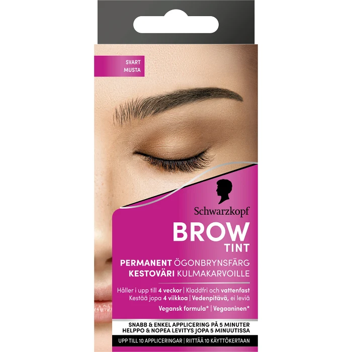 Brow Tint Black 1 Styck Schwarzkopf Pure Color