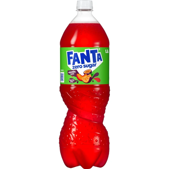 Läsk Exotic Zero 1.5l Fanta