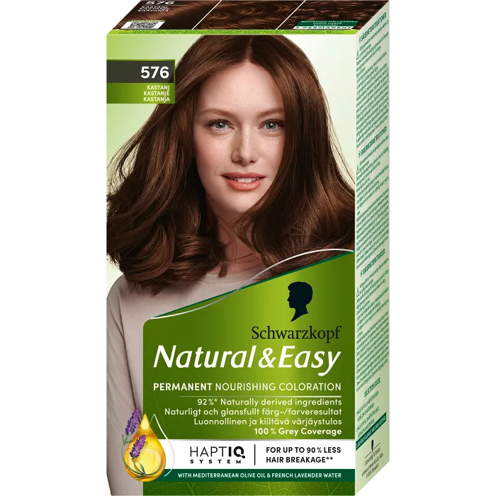 Hårfärg Natural & Easy Kastanj 576 1-p Schwartzkopf