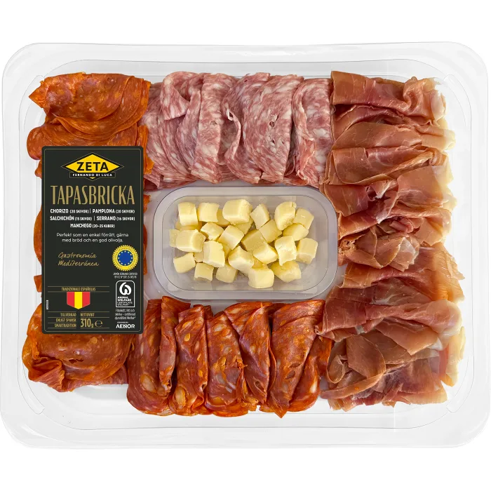 Tapasbricka 310g Zeta