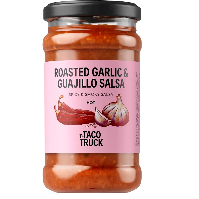 Salsa Roasted garlic guajillo 215g El Taco Truck