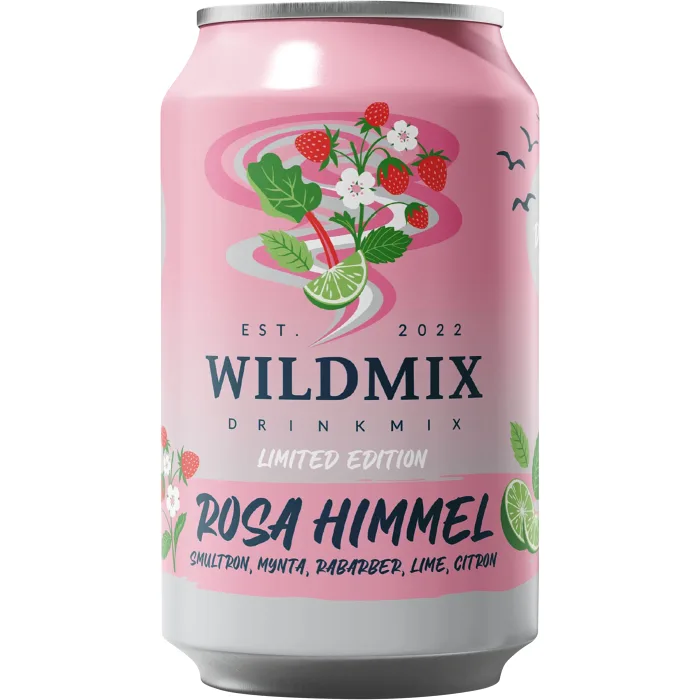 Blanddrycker Rosa Himmel 33cl Wild Mix