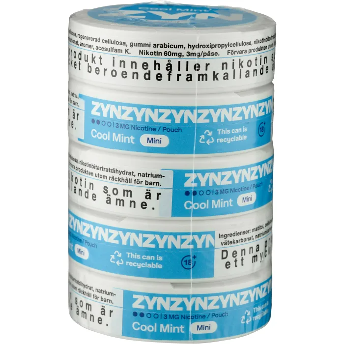 Cool Mint Mini S2 5xStock Zyn