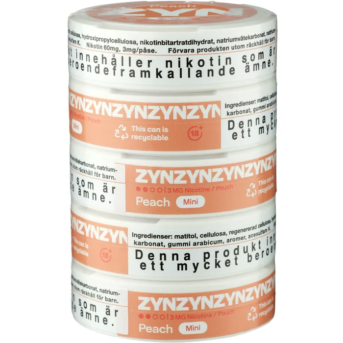 Peach Mini S2 5xStock Zyn